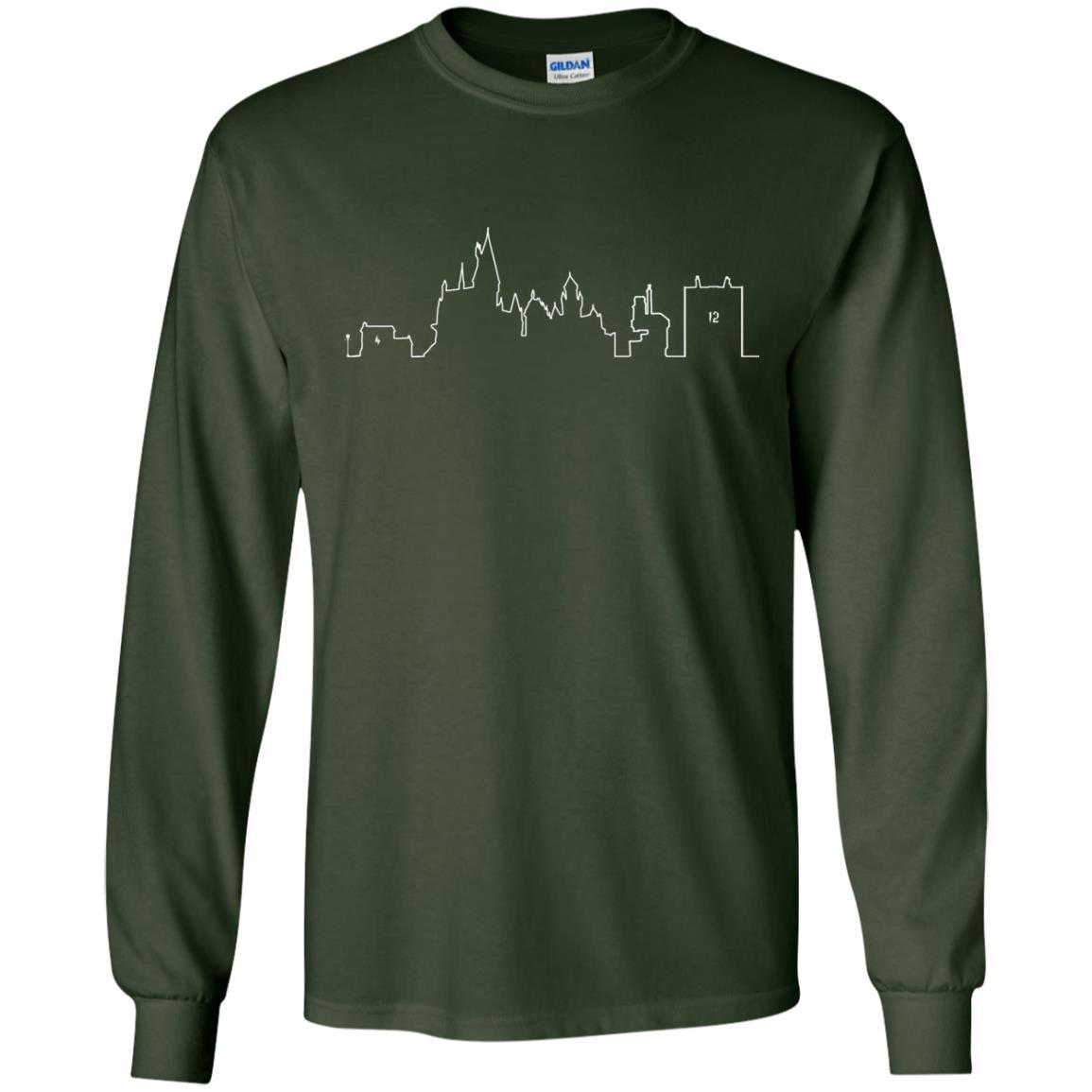 Hogwarts School Harry Potter Fan T-shirt Forest Green S 