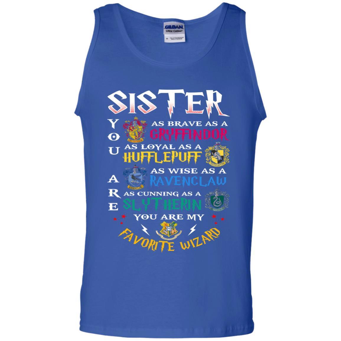 Sister My Favorite Wizard Harry Potter Fan T-shirt Royal S 
