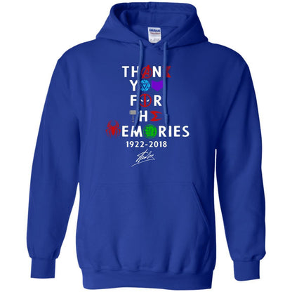 Thank You For The Memories Stan Lee Movie Hero Fan Shirt