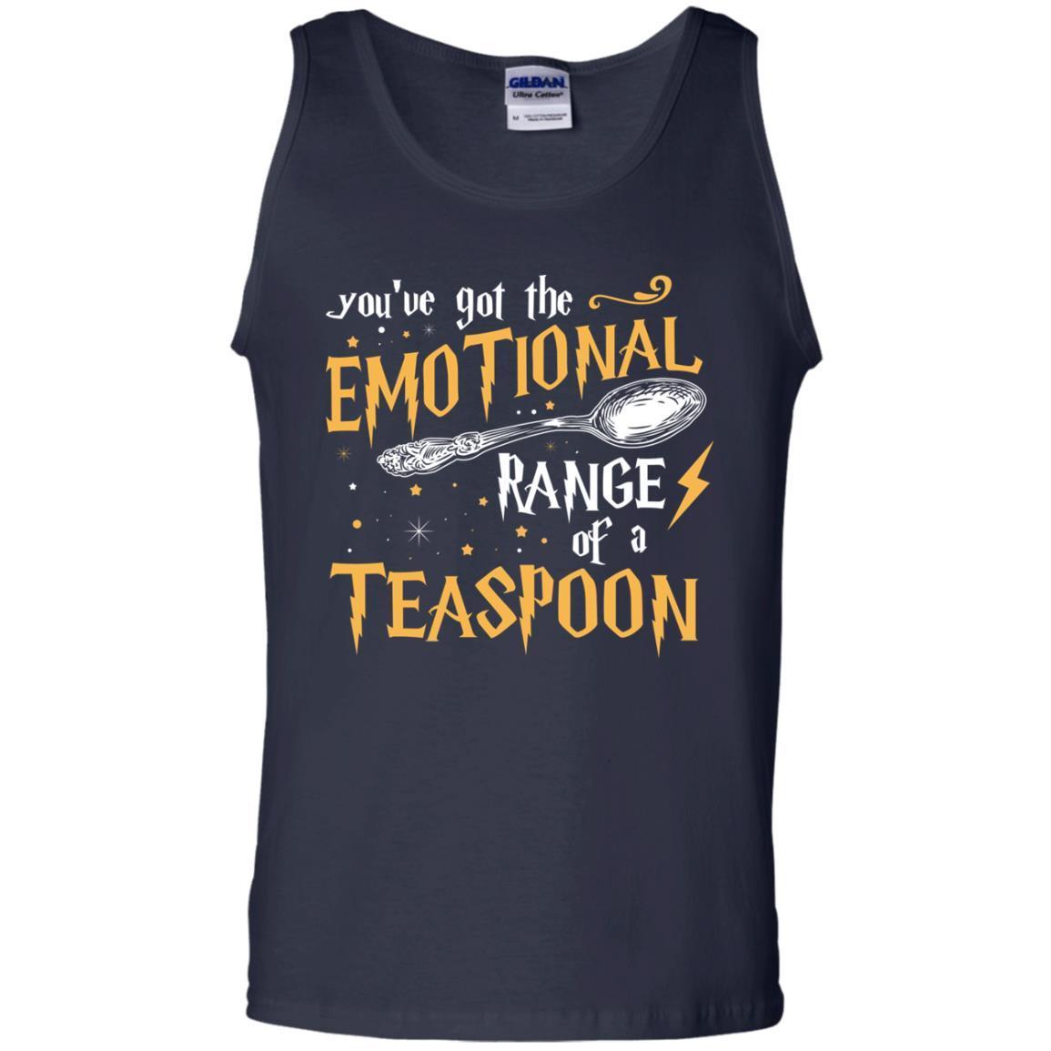 You_ve Got A Emotional Range Of A Teaspoon Harry Potter Fan T-shirt Navy S 