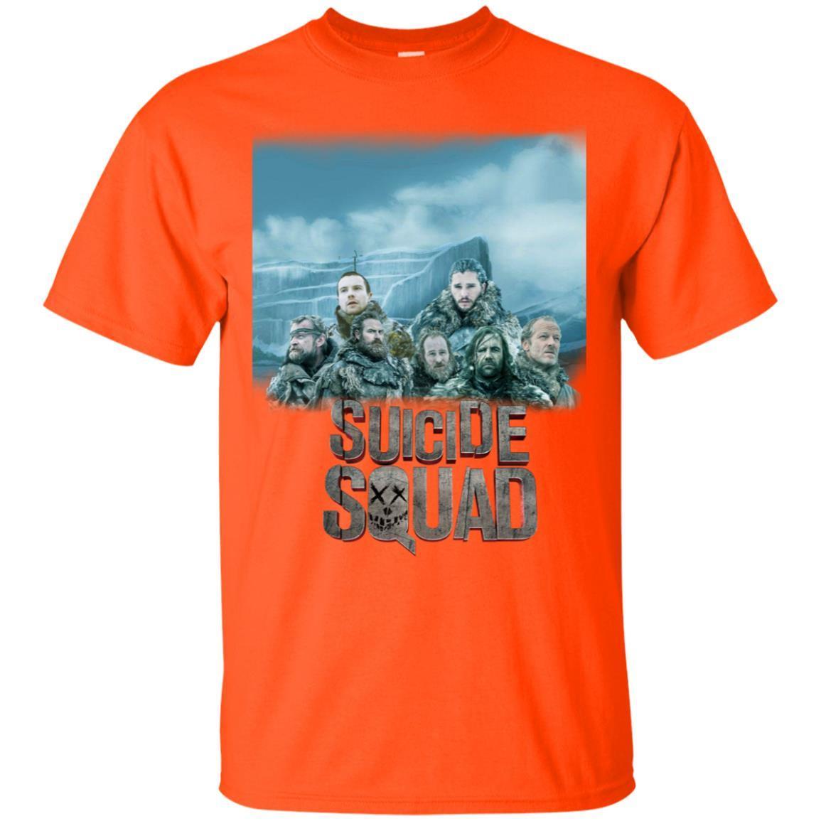 Suicide Squad Game Of Thrones Version T-shirt Orange S 