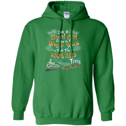Just A Wizard Girl Living In A Muggle World Took The Hogwarts Train Going Anywhere Irish Green S 