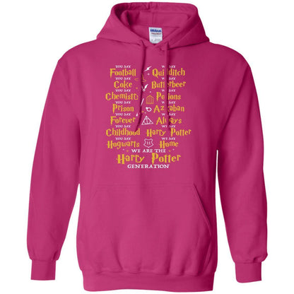 We Are The Harry Potter Generation Movie Fan T-shirt Heliconia S 
