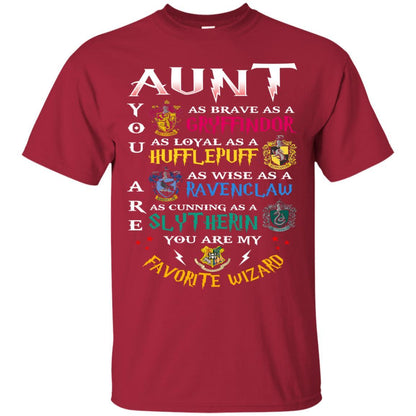 Aunt My Favorite Wizard Harry Potter Fan T-shirt