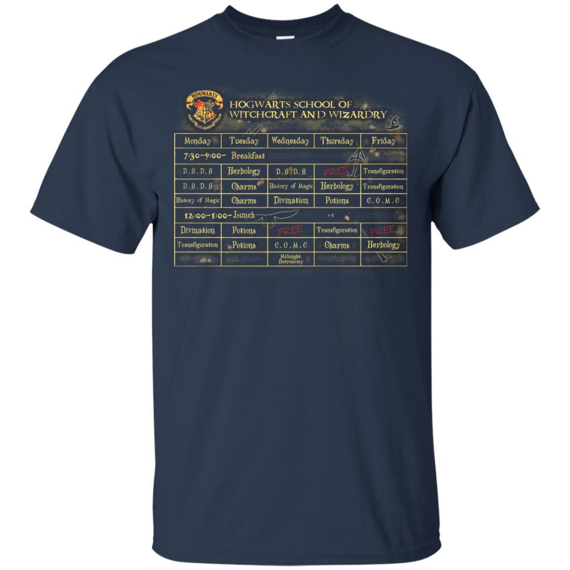 Harry's Schedule Harry Potter Shirt
