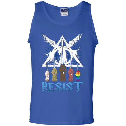 Resist Harry Potter Fan T-shirt Royal S 