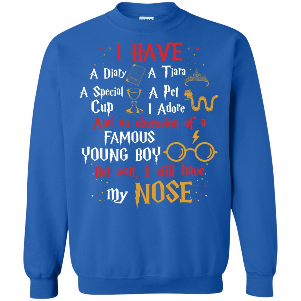 I Have A Diary, A Tiara, A Special Cup, A Pet I Adore And An Obsession Of A Famous Young Boy Harry Potter Fan T-shirt