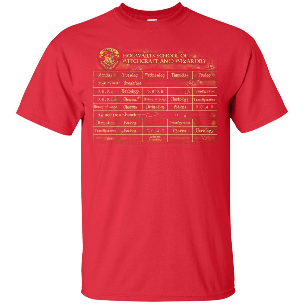 Harry's Schedule Harry Potter Shirt