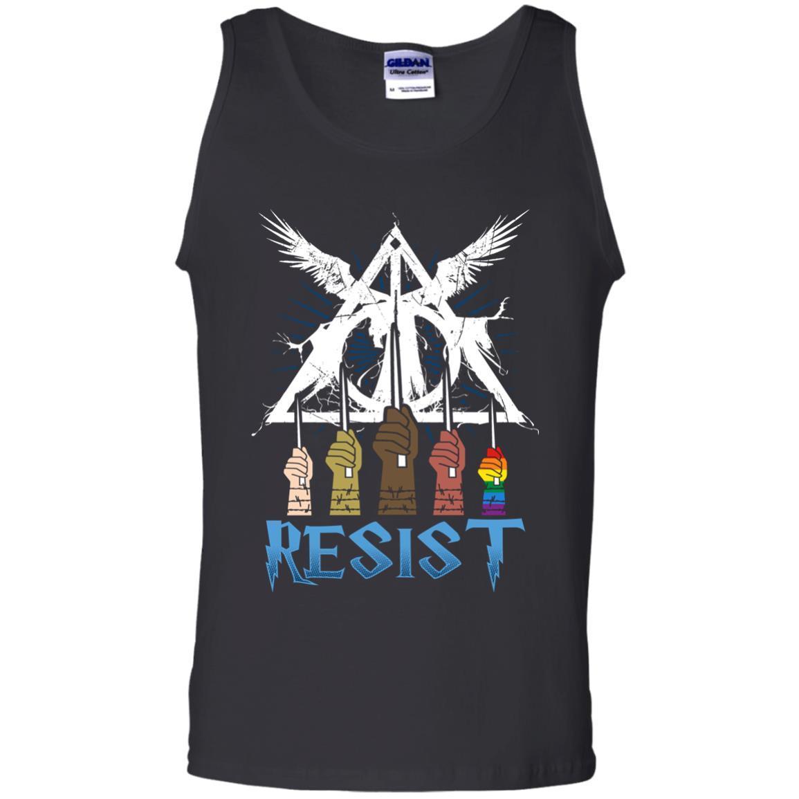 Resist Harry Potter Fan T-shirt Black S 