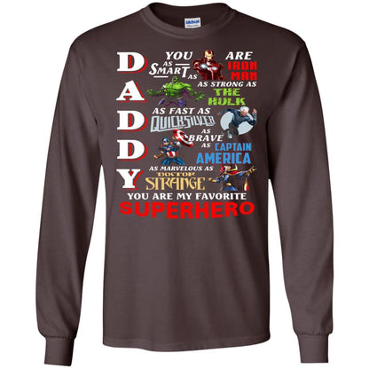 Daddy You Are My Favorite Superhero Movie Fan T-shirt