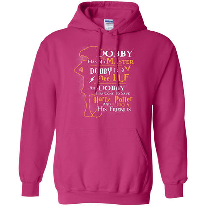 Dobby Has No Master Dobby Is A Free Elf And Dobby Has Come To Save Harry Potter And His Friends Movie Fan T-shirt Heliconia S 