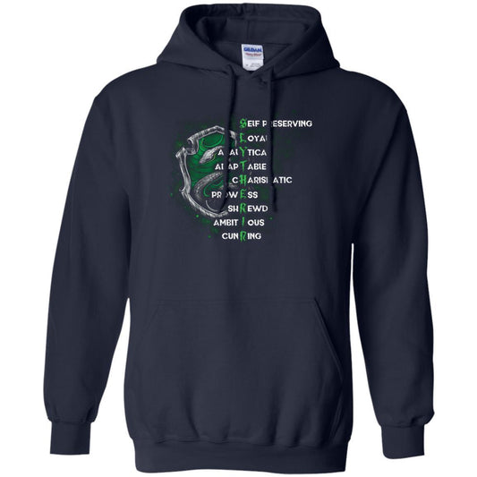 Slytherin House Harry Potter Fan Shirt Black S 