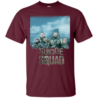 Suicide Squad Game Of Thrones Version T-shirt Maroon S 