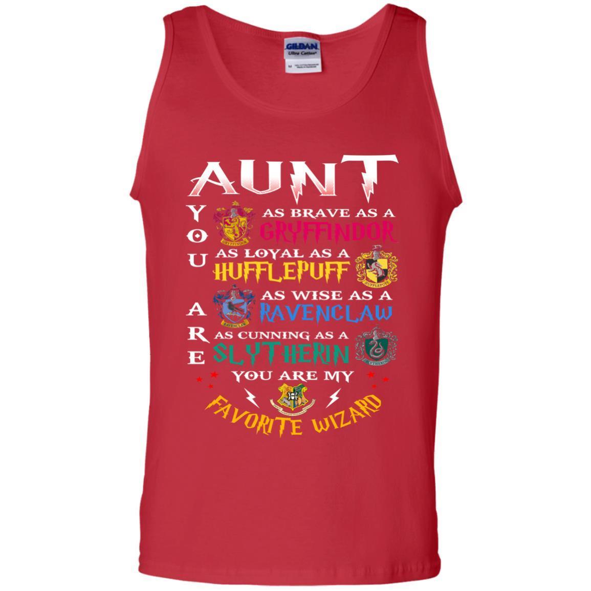 Aunt My Favorite Wizard Harry Potter Fan T-shirt Red S 