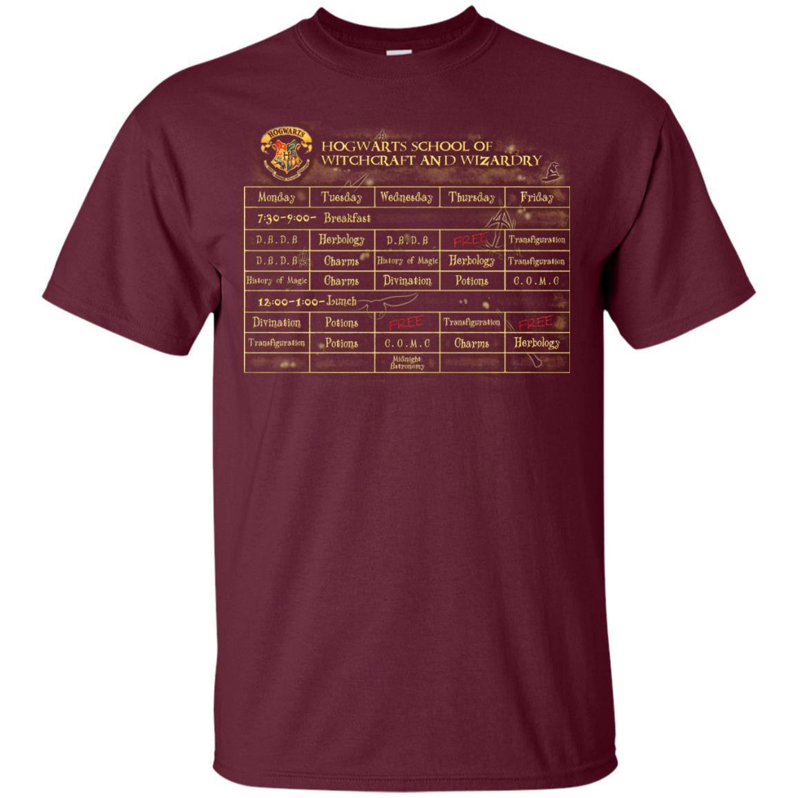 Harry's Schedule Harry Potter Shirt