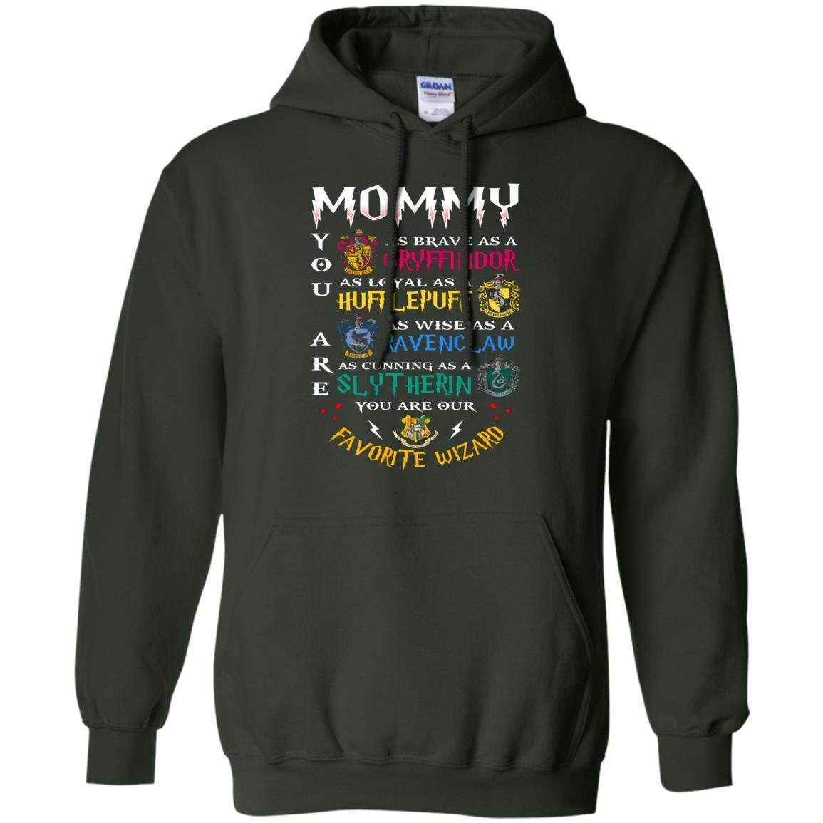 Mommy Our  Favorite Wizard Harry Potter Fan T-shirt Forest Green S 