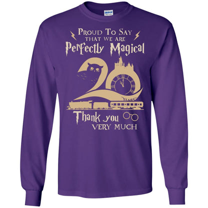 Proud To Say That We Are Perfectly Magical  Thank You Very Much Harry Potter Fan T-shirt Purple S 