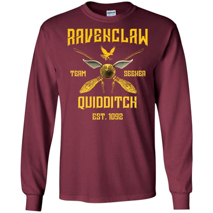 Ravenclaw Quiddith Team Seeker Est 1092 Harry Potter Shirt Maroon S 