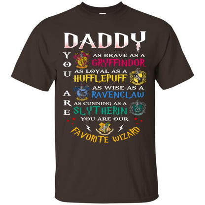 Daddy Our  Favorite Wizard Harry Potter Fan T-shirt Dark Chocolate S 