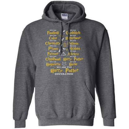 We Are The Harry Potter Generation Movie Fan T-shirt Dark Heather S 