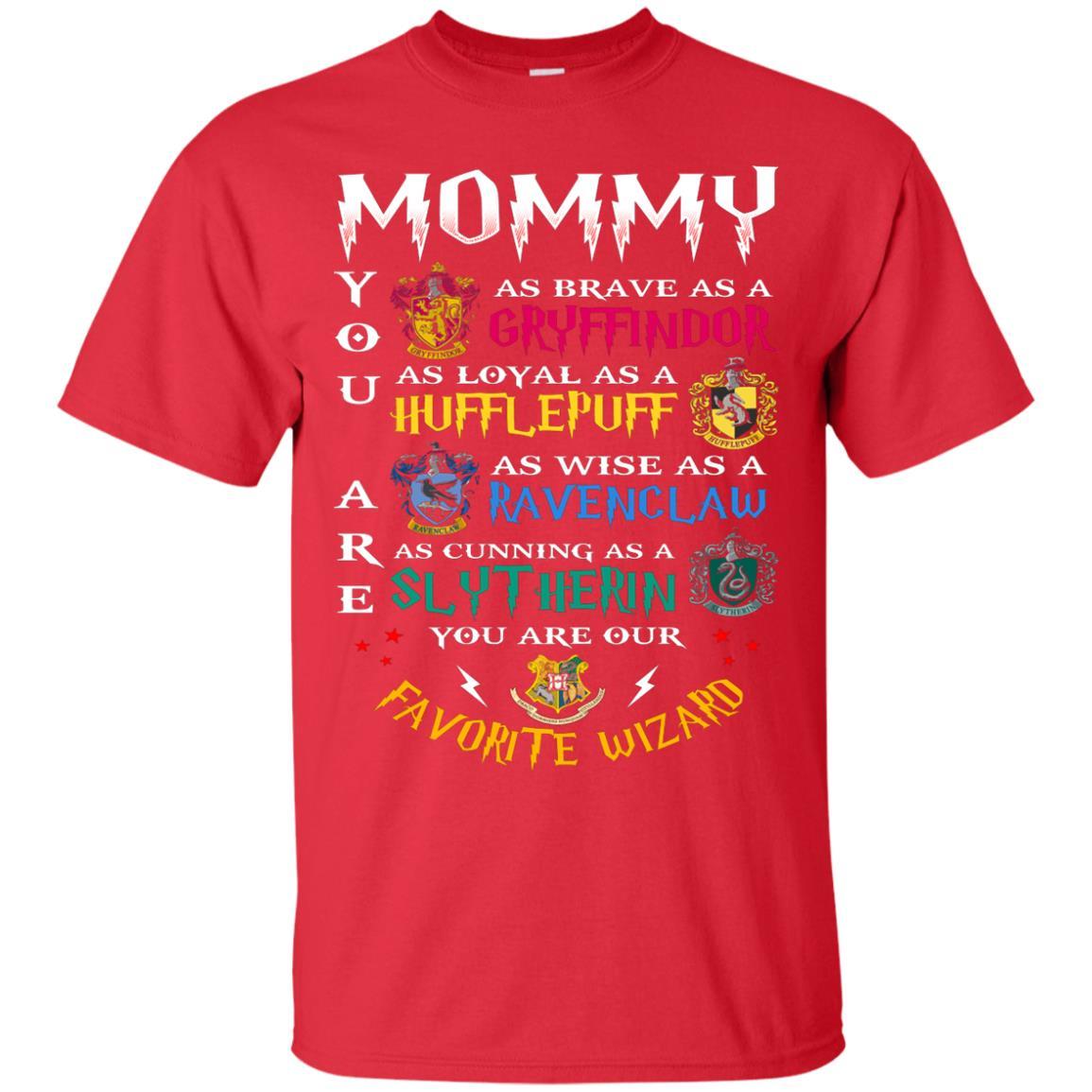 Mommy Our  Favorite Wizard Harry Potter Fan T-shirt Red S 
