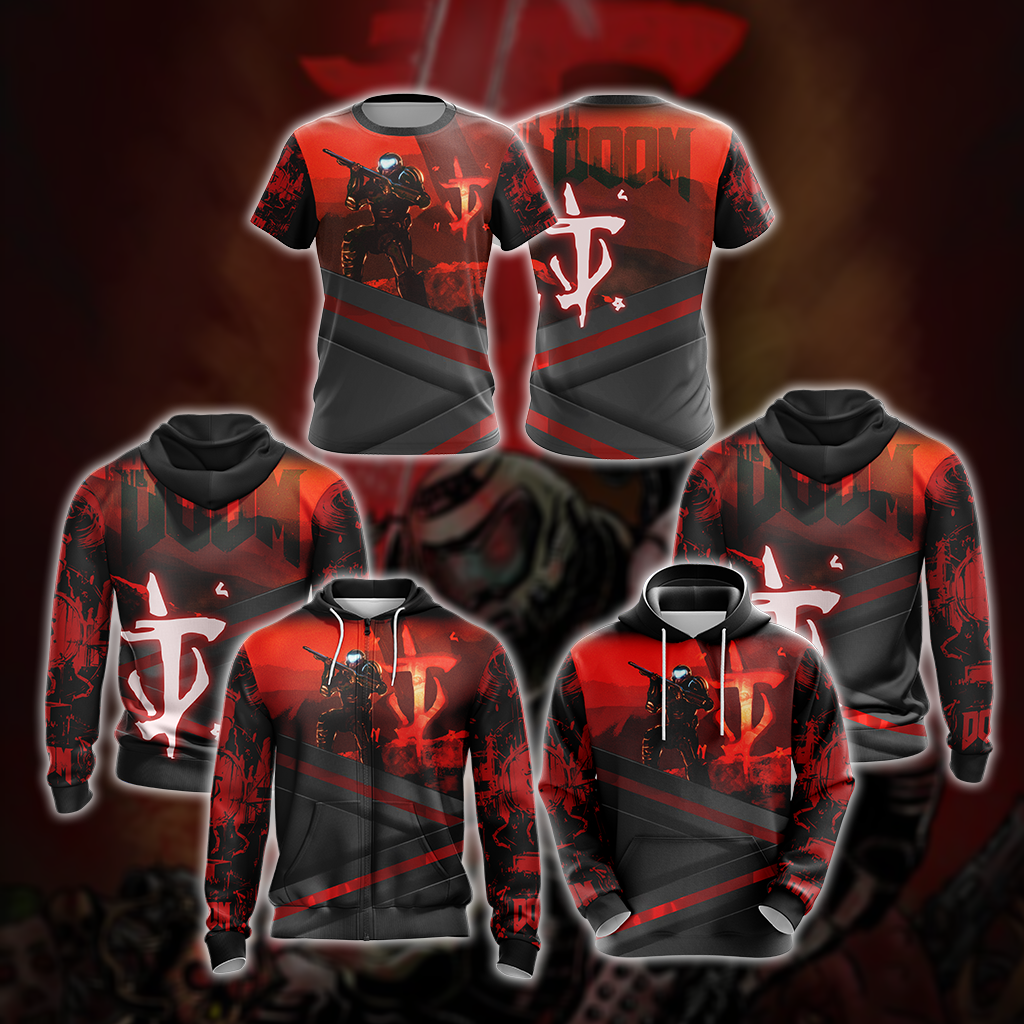 Doom New Version Unisex 3D T-shirt   
