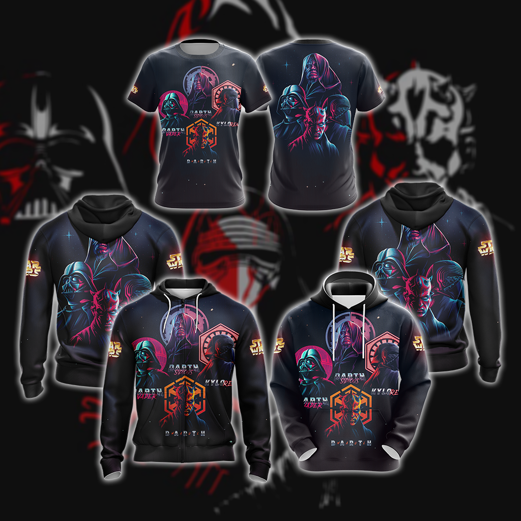 Star Wars - Villains Unisex 3D T-shirt   