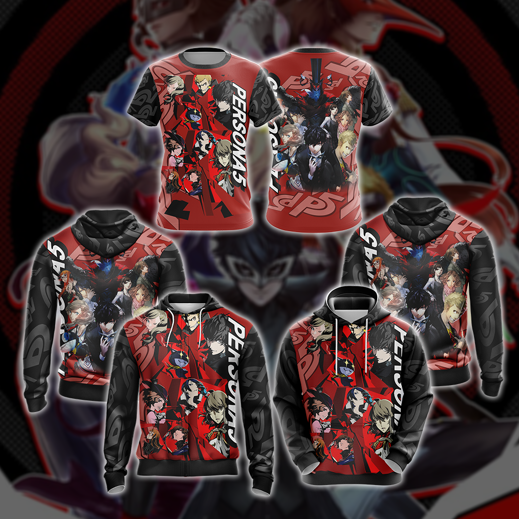 Persona 5 - Character Unisex 3D T-shirt   