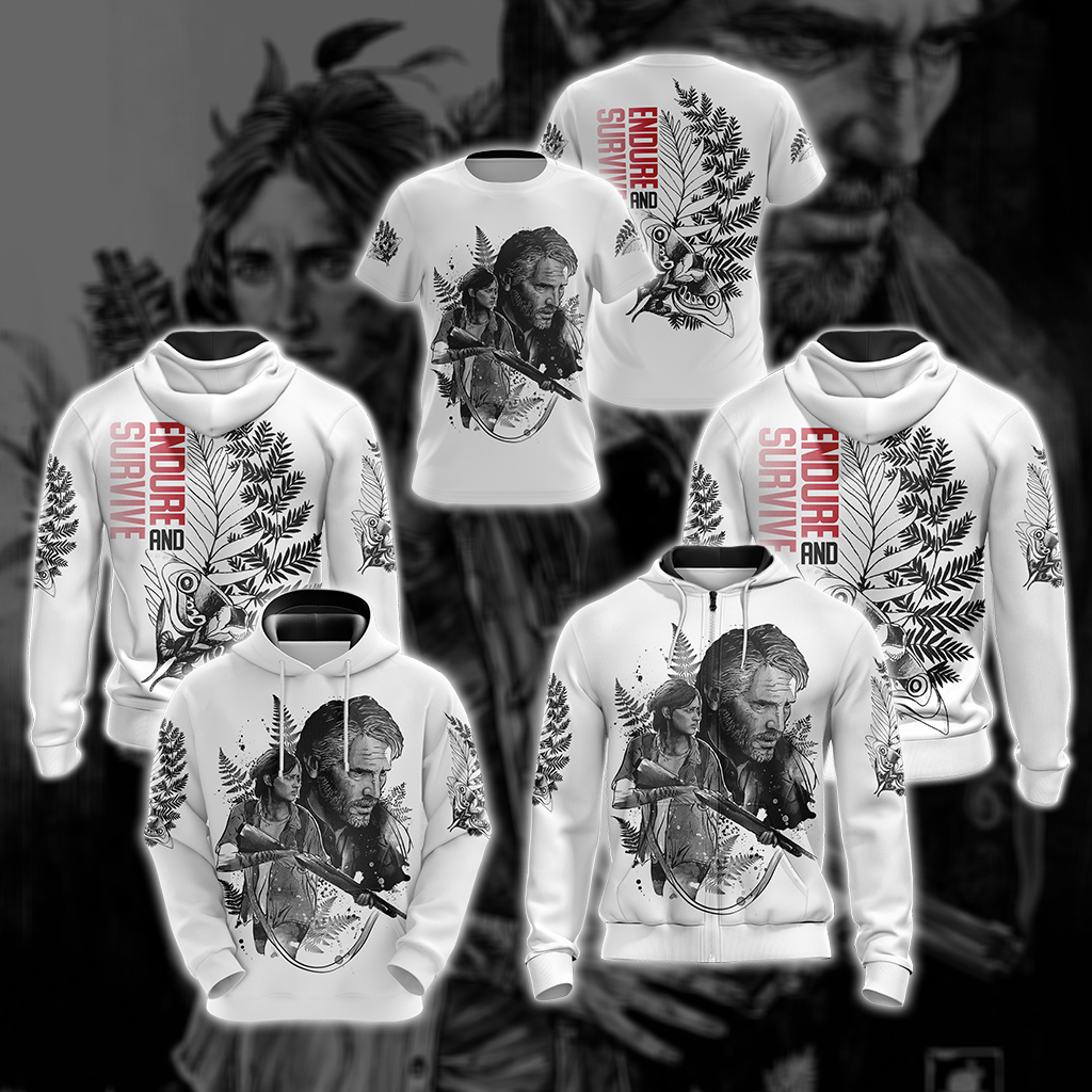 The Last Of Us - Endure And Survive Unisex 3D T-shirt   