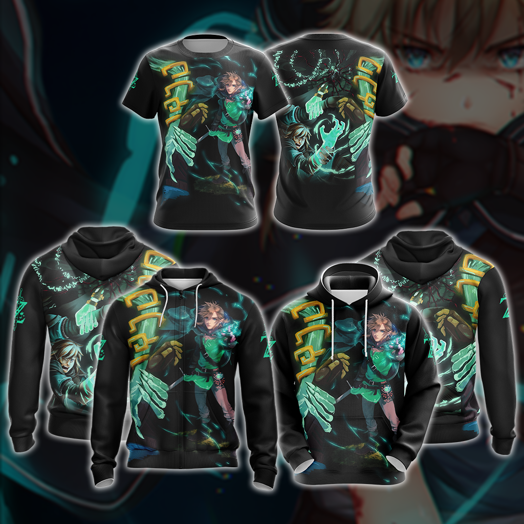 The Legend Of Zelda: Breath Of The Wild (BotW) Link Unisex 3D T-shirt   
