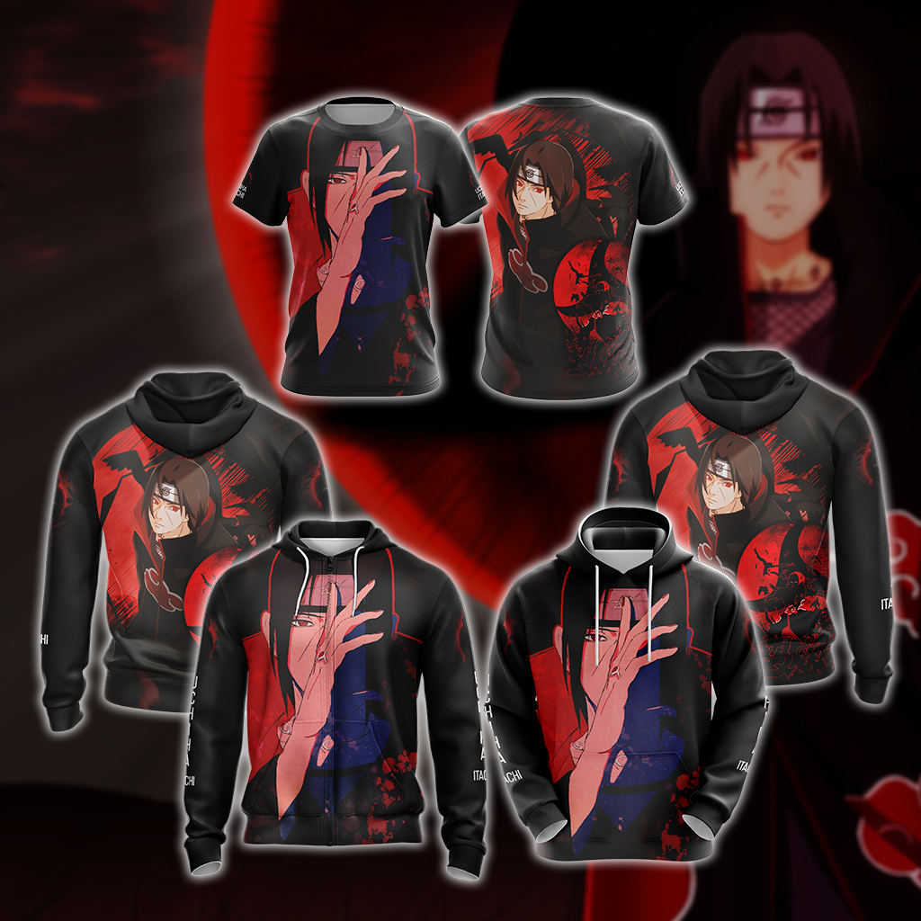Naruto - Uchiha Itachi Unisex 3D T-shirt   