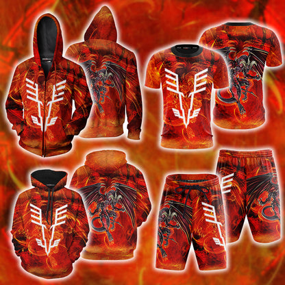Yu-Gi-Oh! Red Dragon Archfiend  The Mark Of The Wings Unisex 3D T-shirt   