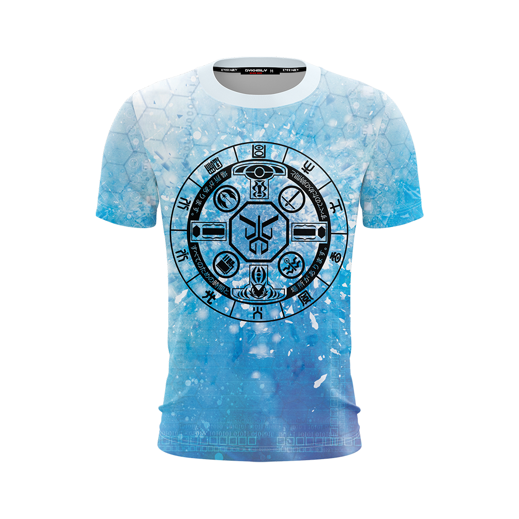 Digimon - Symbols for Ten Legendary Warriors Unisex 3D T-shirt   