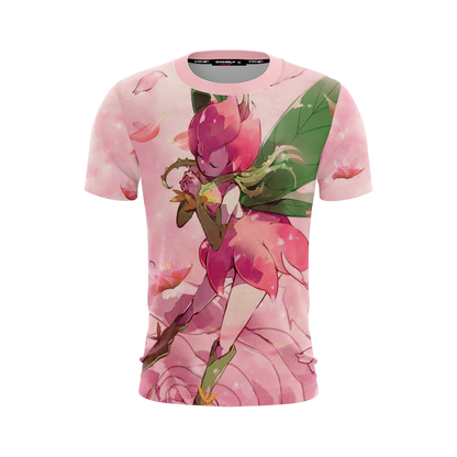 Digimon Lillymon Unisex 3D T-shirt   