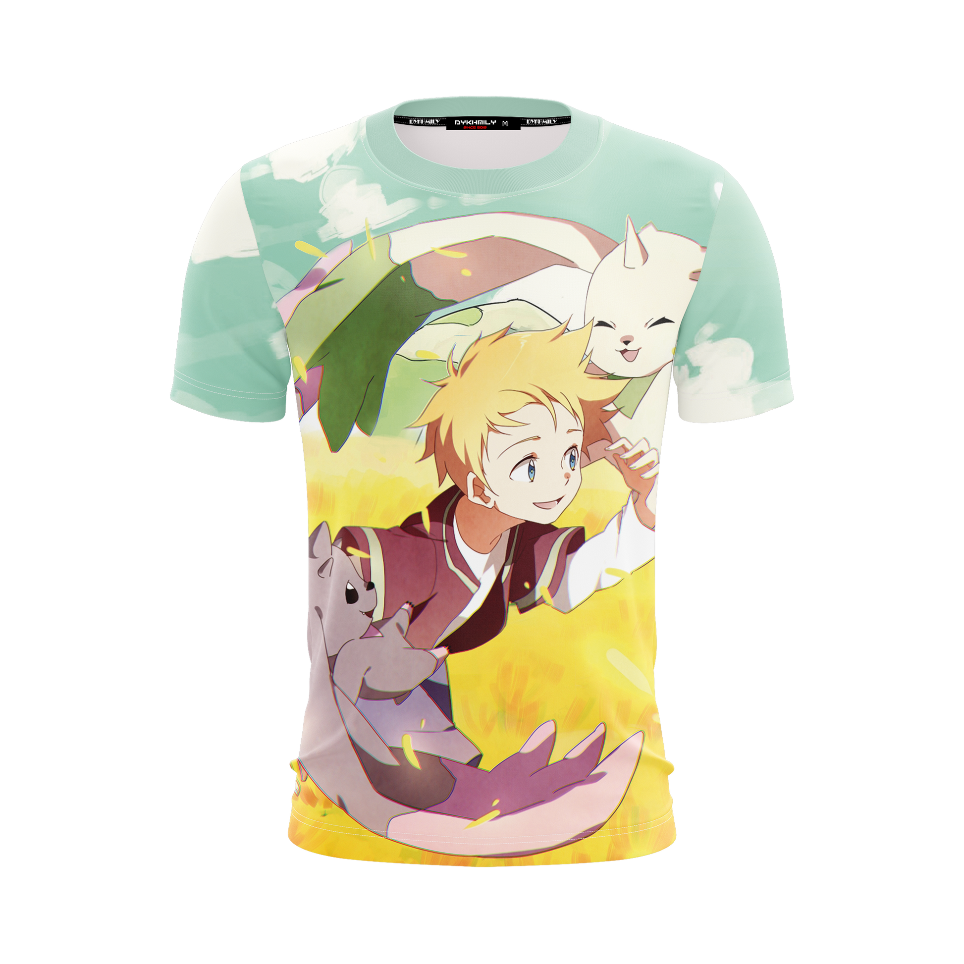 Digimon Terriermon And Lopmon Unisex 3D T-shirt   