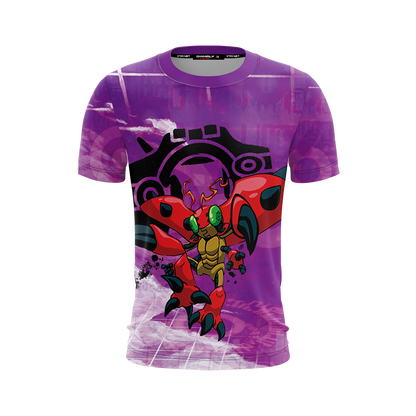 Digimon New The Crest Of Knowlegde 3D T-shirt   