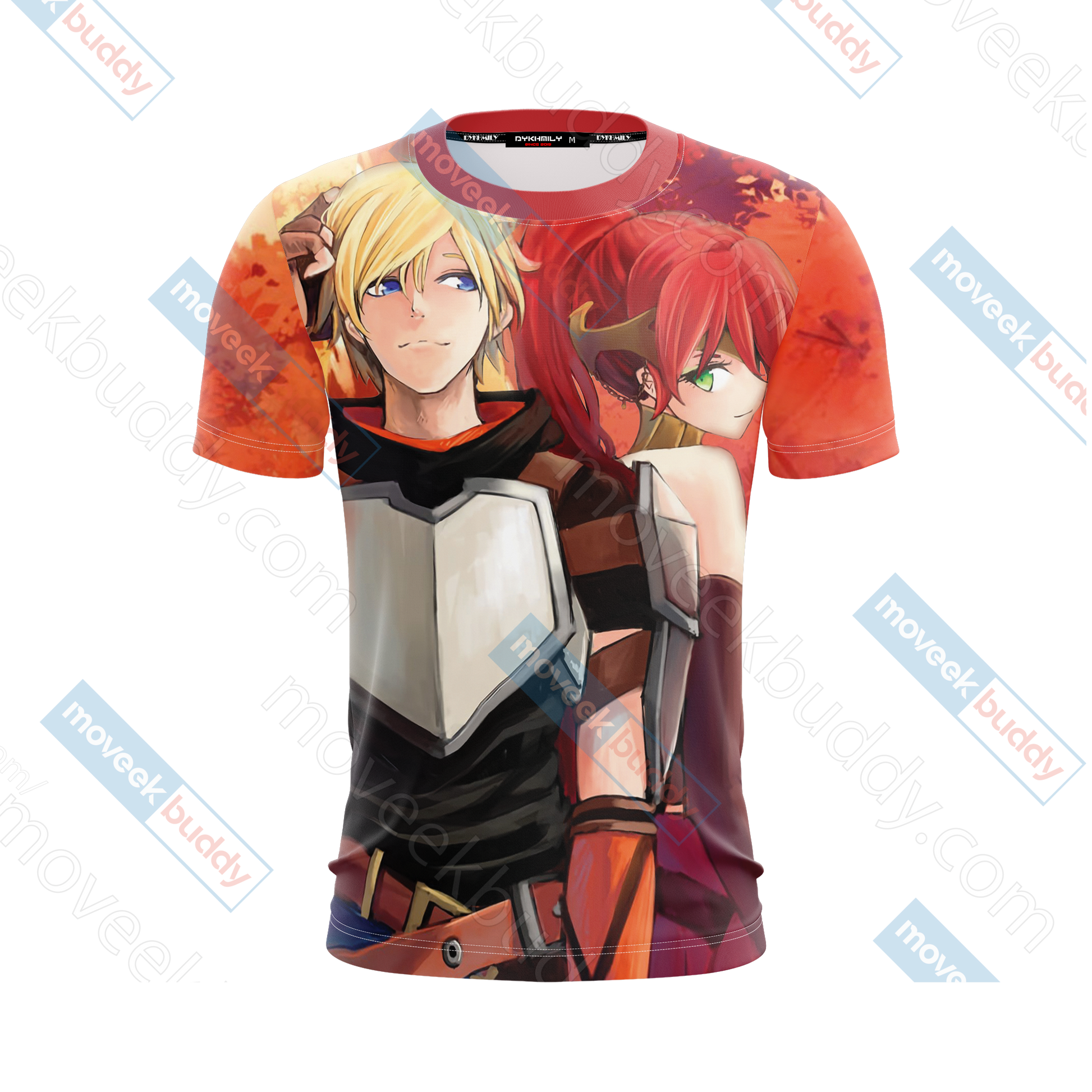 RWBY Jaune and Pyrrha Unisex 3D T-shirt   