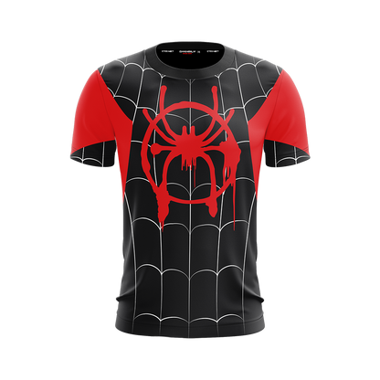 Spider-Man: Into the Spider-Verse Miles Morales Cosplay Unisex 3D T-shirt   