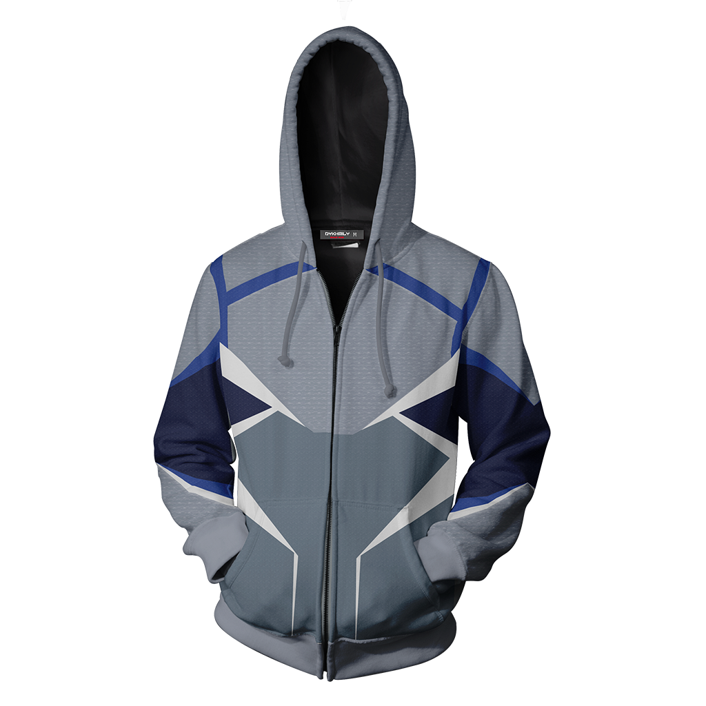 Quicksilver (Pietro Maximoff) Cosplay Zip Up Hoodie Jacket   