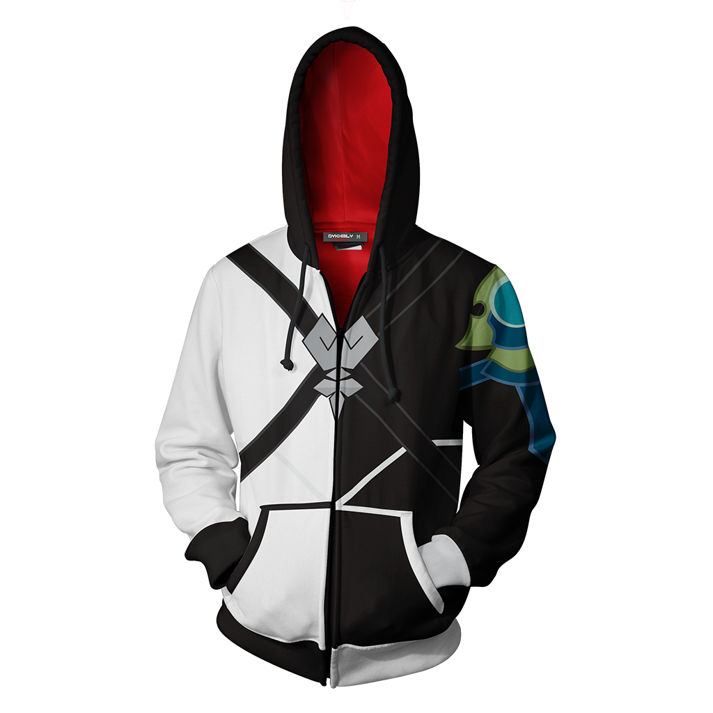 Kingdom Hearts Ventus Cosplay Zip Up Hoodie Jacket   