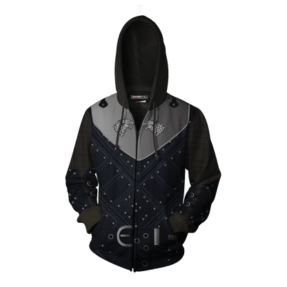 Game Of Thrones Jon Snow (Season 7) Cosplay Zip Up Hoodie Jacket   