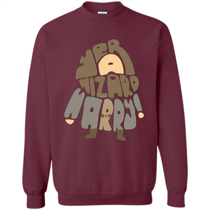 Movies T-shirt Yer A Wizard Harry Maroon S 