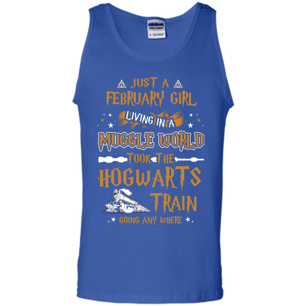 Harry Potter T-shirt Just A February Girl Living In A Muggle World   