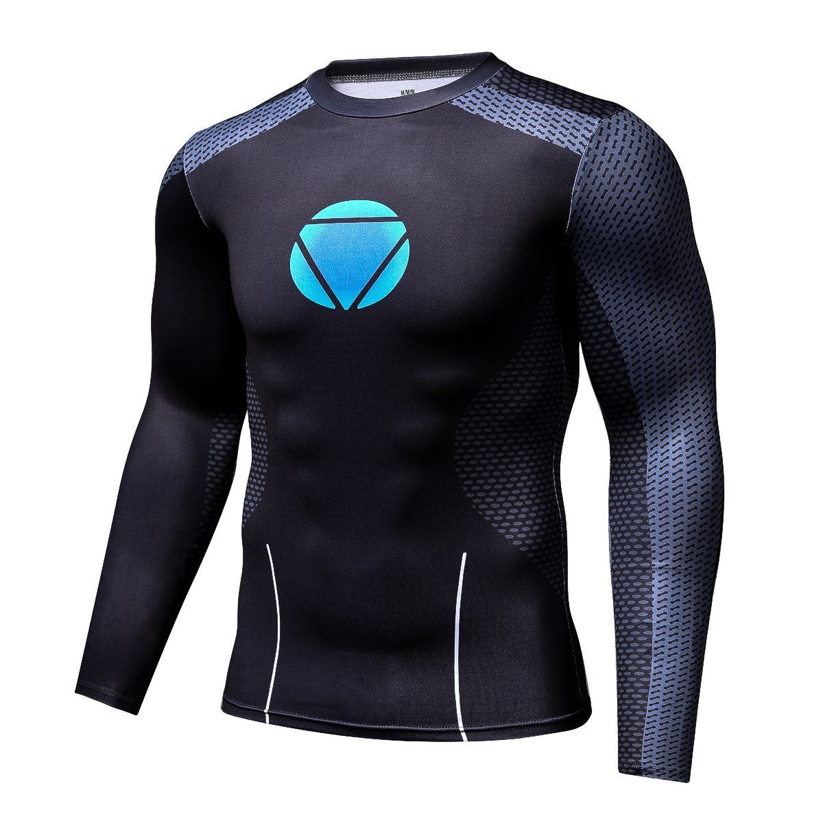 Iron Man Tony Stark Cosplay Long Sleeve Compression T-shirt   