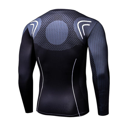 Iron Man Tony Stark Cosplay Long Sleeve Compression T-shirt   