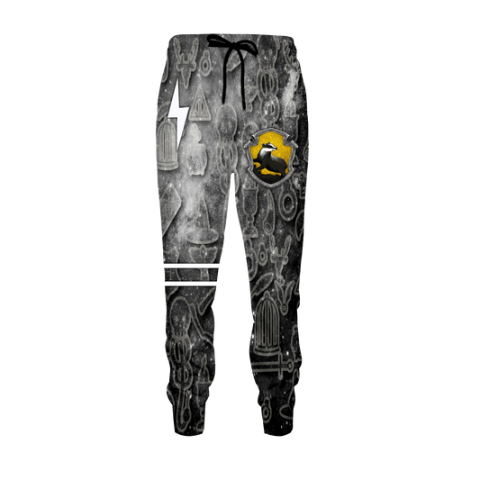 Hufflepuff Logo Harry Potter New Collection Jogging Pants S  