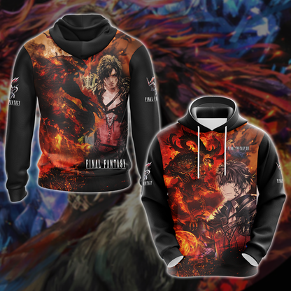 Final Fantasy XVI Video Game 3D All Over Printed T-shirt Tank Top Zip Hoodie Pullover Hoodie Hawaiian Shirt Beach Shorts Jogger Hoodie S 