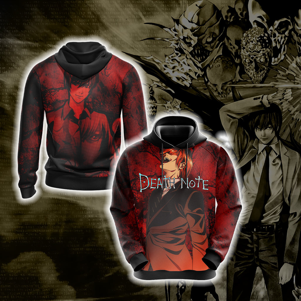 Death Note - Light Yagami Unisex 3D T-shirt Hoodie S 