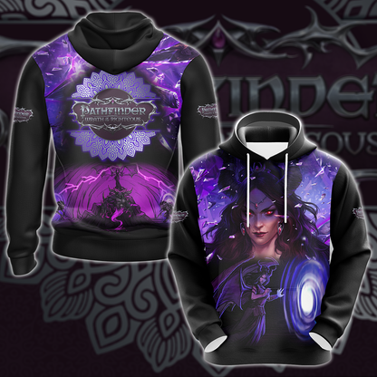 Pathfinder: Wrath of the Righteous Video Game 3D All Over Printed T-shirt Tank Top Zip Hoodie Pullover Hoodie Hawaiian Shirt Beach Shorts Jogger Hoodie S 