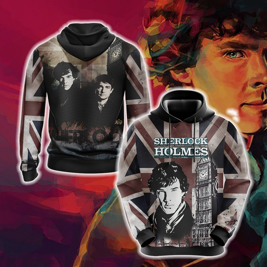 Sherlock (TV series) New Unisex 3D T-shirt Hoodie S 
